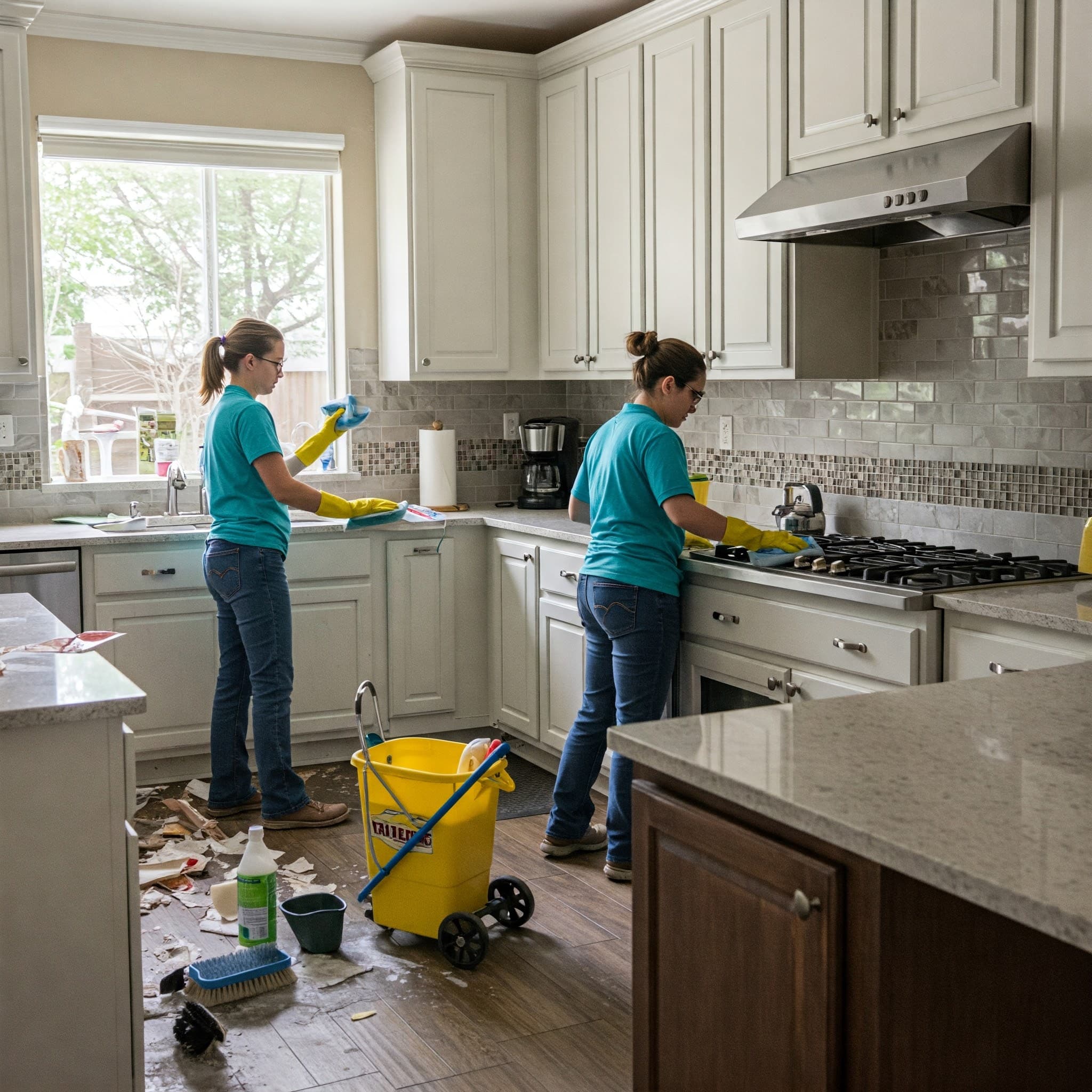 Kitchen Makeover Cleaning